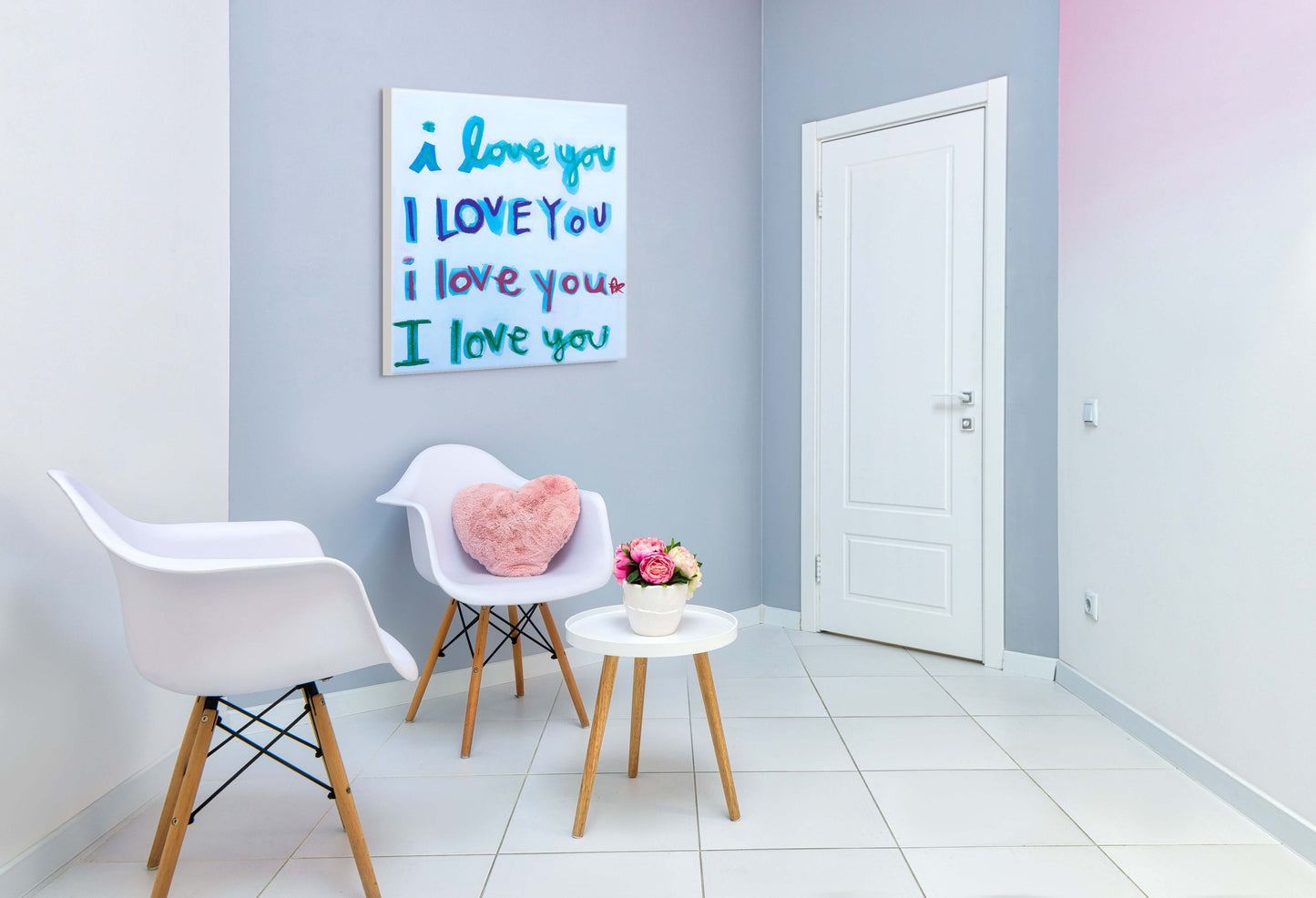 I love you X 4 print