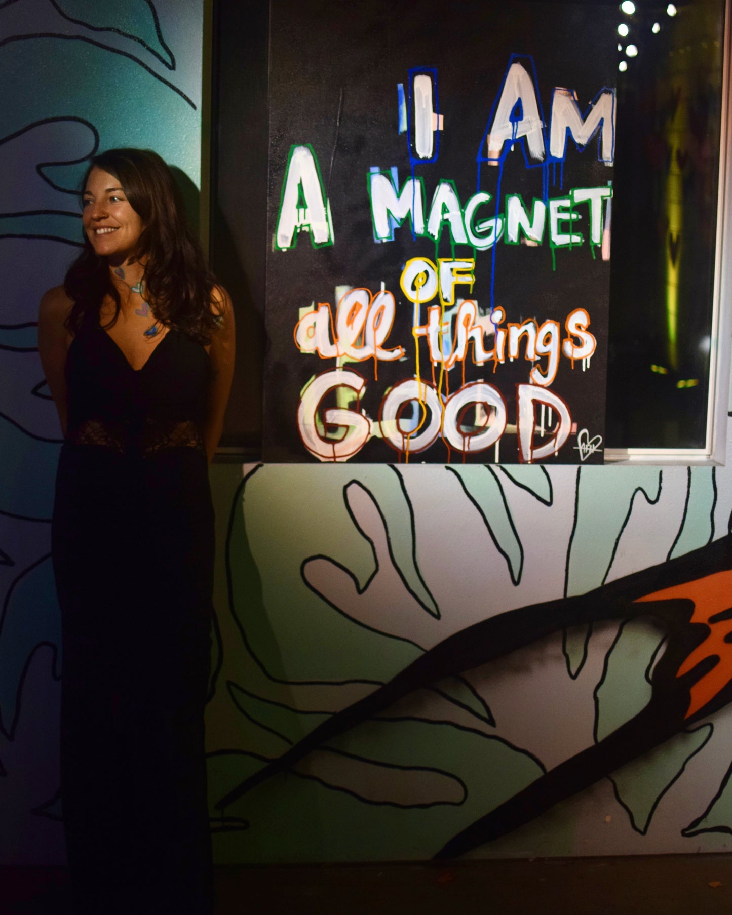 I Am A Magnet Of All Things Good print